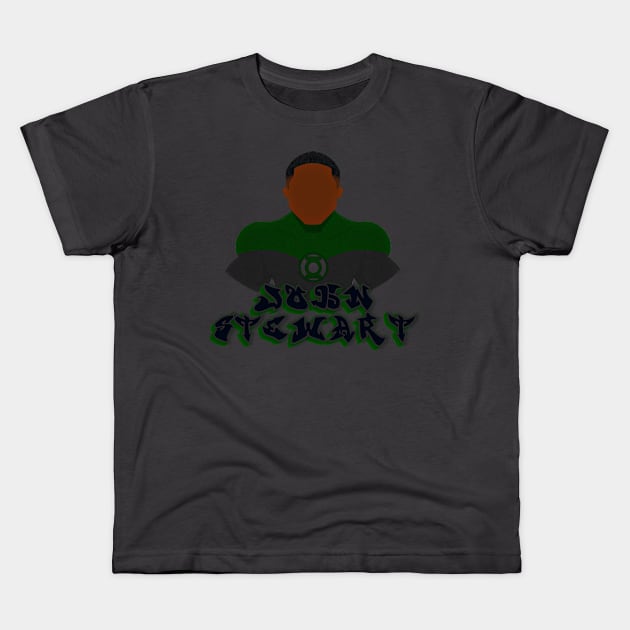 Protector in green Kids T-Shirt by Thisepisodeisabout